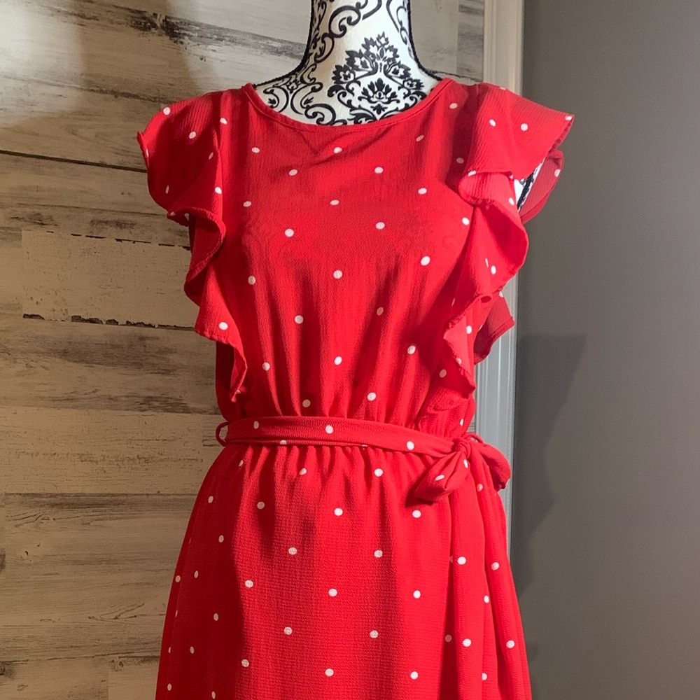 Red dress